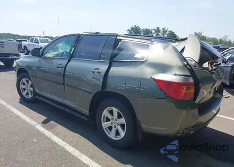 2008 Toyota Highlander from USA, damaged, VIN JTEES41A382011634